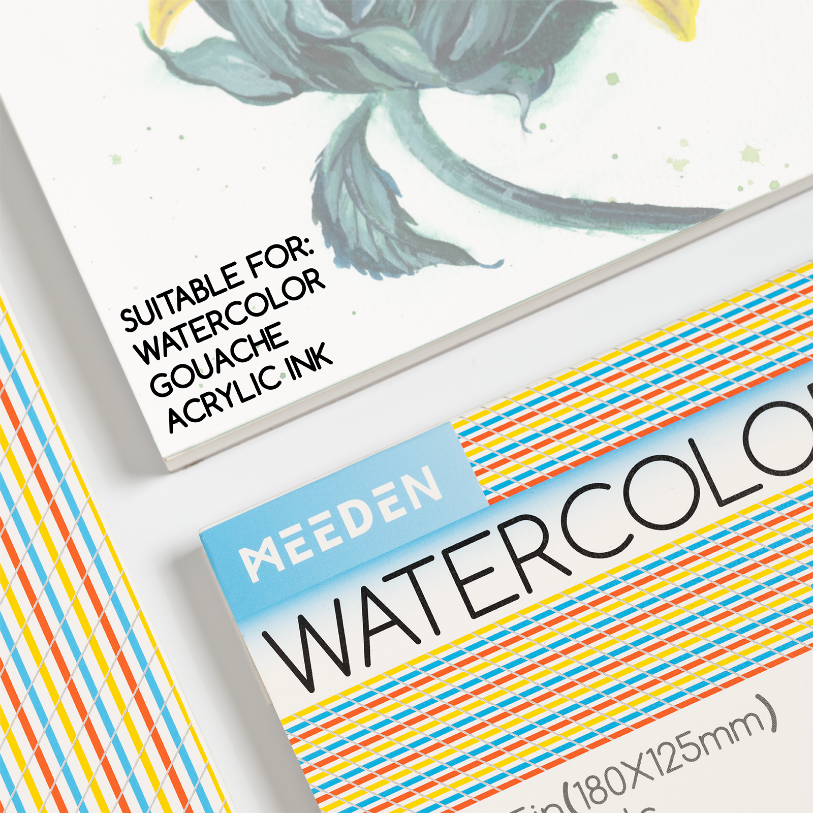 MEEDEN 15x10" Cold Press Watercolor Paper Pad 20 Sheets