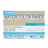 MEEDEN Cold Press & Hot Press & Rough Watercolor Paper Pad