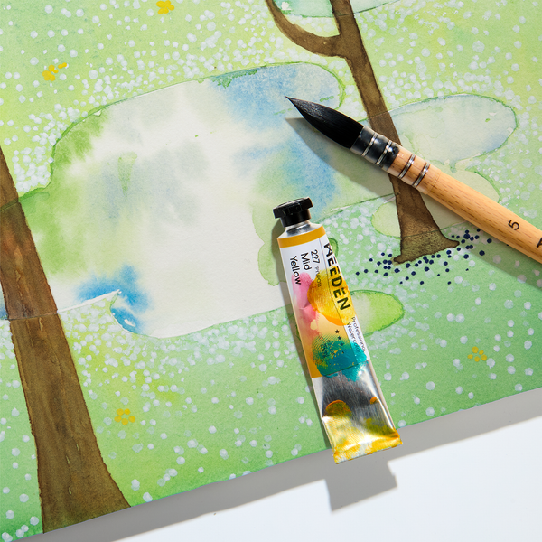 MEEDEN Professional 40 x 15ml (0.5 oz) Colors Watercolor Tubes Paint Set