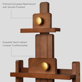 MEEDEN Pro Versatile Assembly-Free Beech Wood Painting Easel- W14