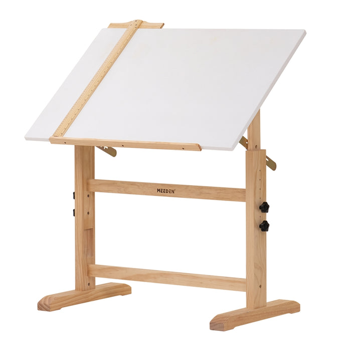 MEEDEN Wooden Vintage Drafting Table White Board-XSZ-5