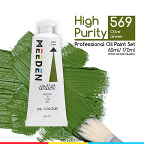 MEEDEN Artist Grade Oil Paint - 60ml/2oz Tube