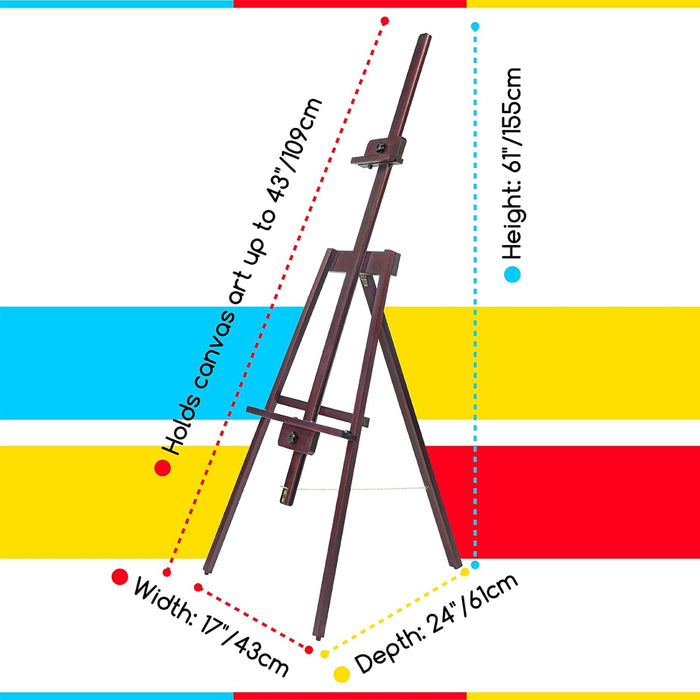MEEDEN A-Frame Tripod Wooden Easel Stand-W09