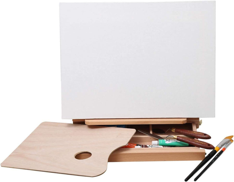 MEEDEN Tabletop Easel with Storage Drawer & Palette-XHC-1A