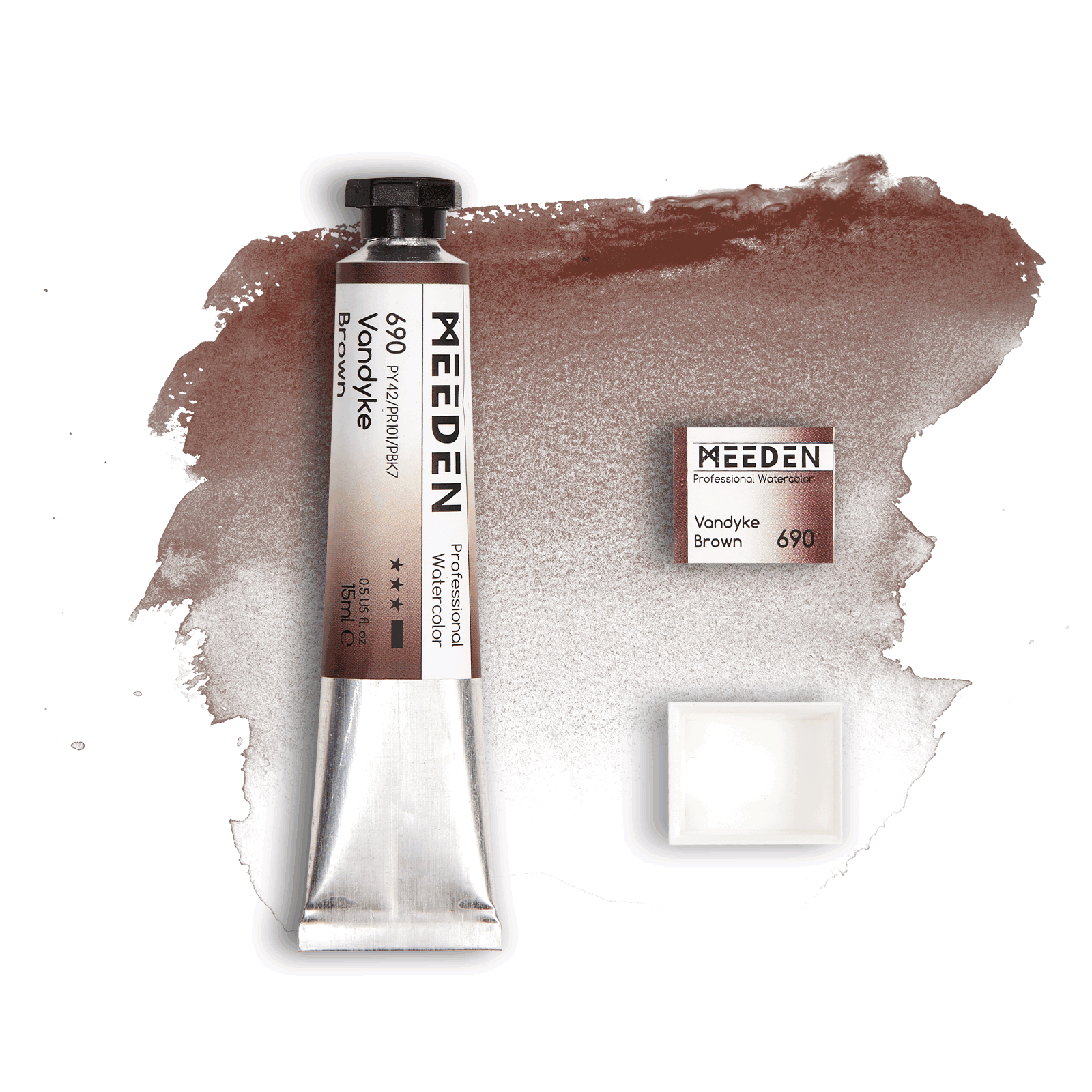 MEEDEN Professional Artist Watercolor Paint, 15ml/0.5oz