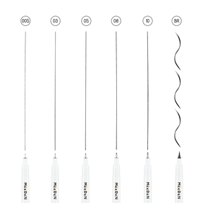 MEEDEN Micro Fineliner Drawing Pens: 6-Size Fine Liner Pen Set -All Black