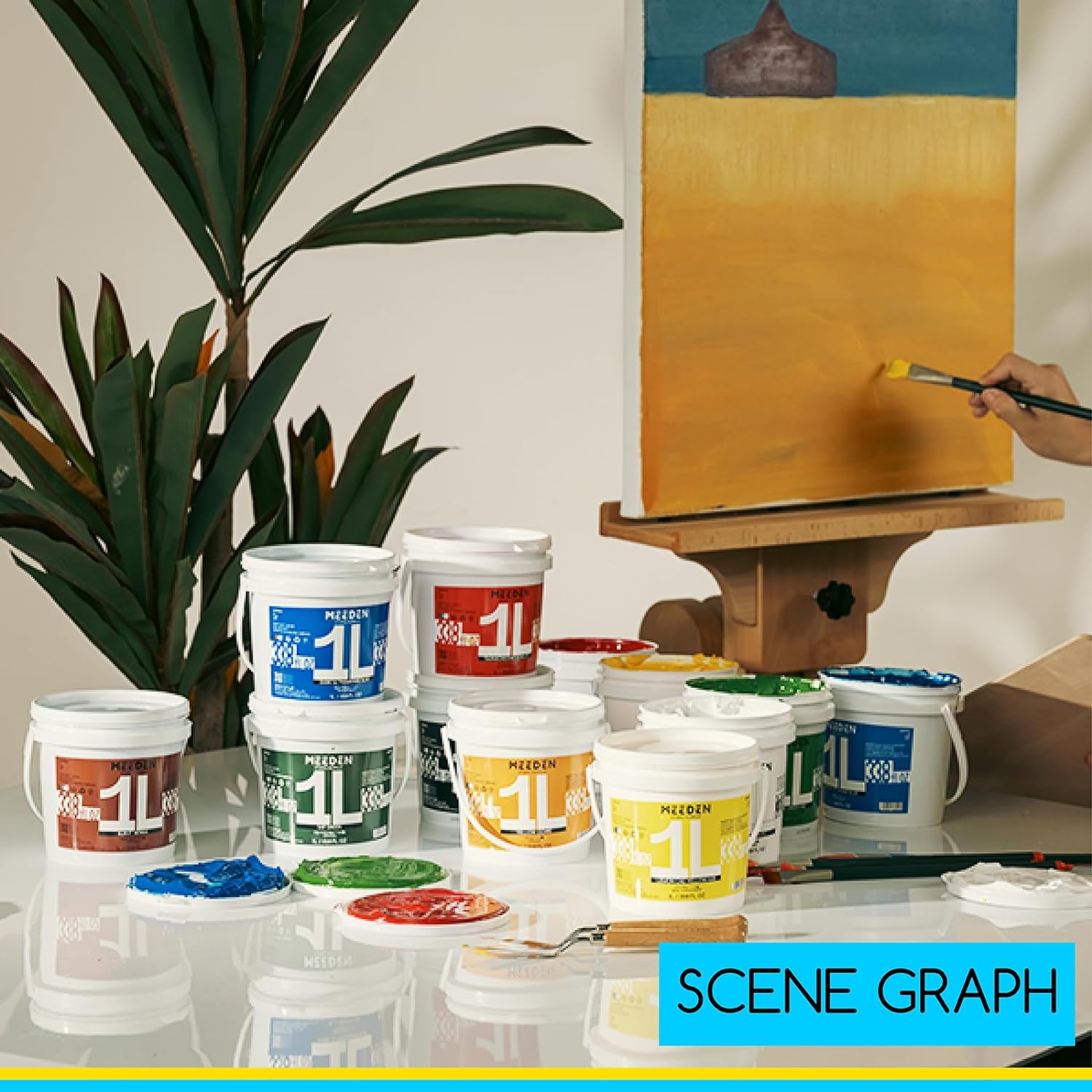 MEEDEN Studio Acrylic Paint,  1 L / 33.8 oz