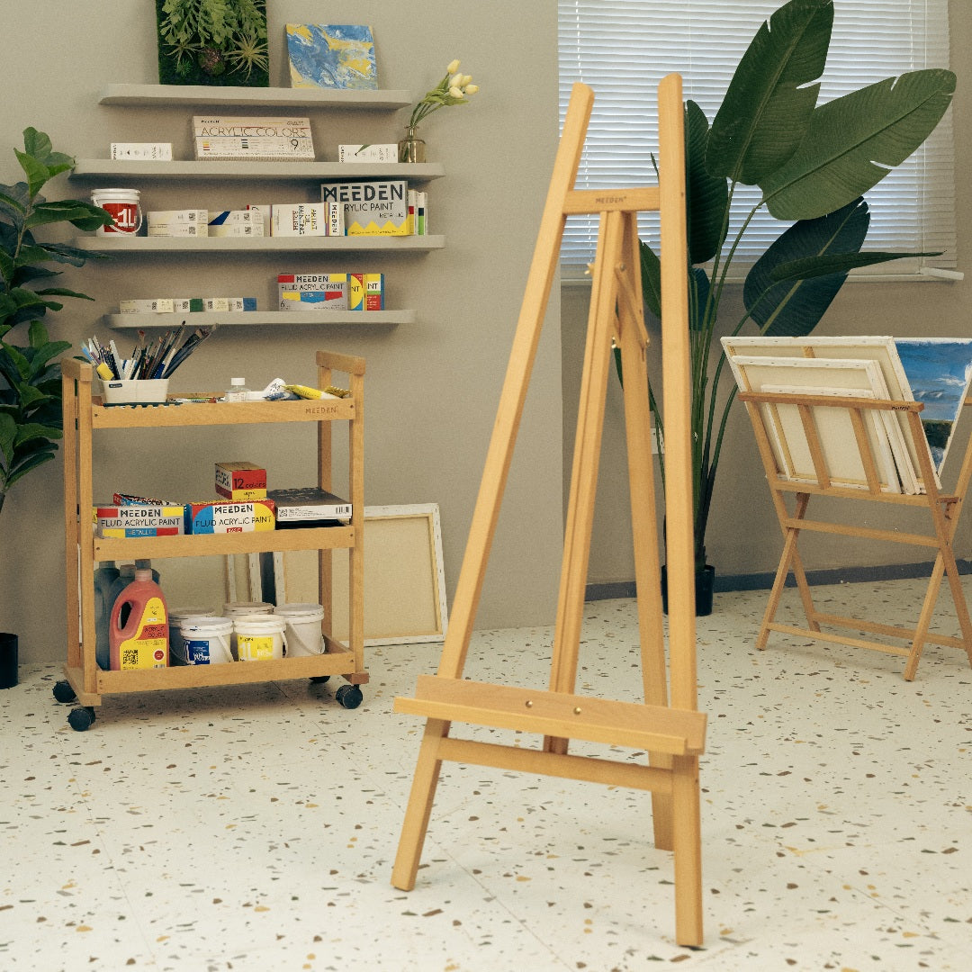 MEEDEN Large Adjustable Artist Wooden Easel, 59