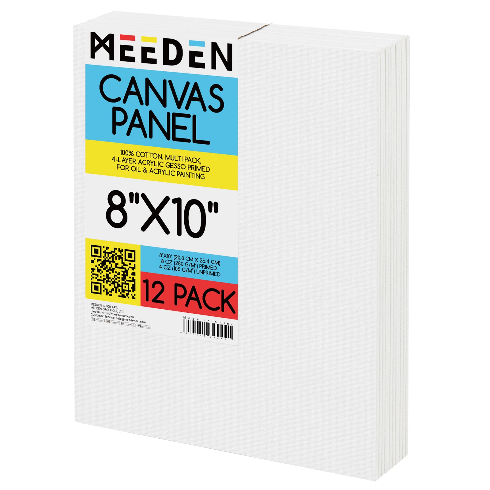 MEEDEN 100% Cotton Canvas Boards