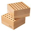 MEEDEN Beechwood Pencil and Brush Holder Double Set - 36 Holes x 2