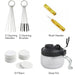 Airbrush Cleaning Kit, Heavy Glass Cleaning Pot - MEEDEN ARTAirbrush Tool