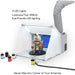 Airbrush Paint Spray Booth Kit with 3 LED Lights Turn Table and Filter Hose - MEEDEN ARTAirbrush Tool