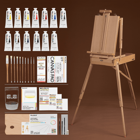 MEEDEN Professional Artist Oil Painting Set with French Easel