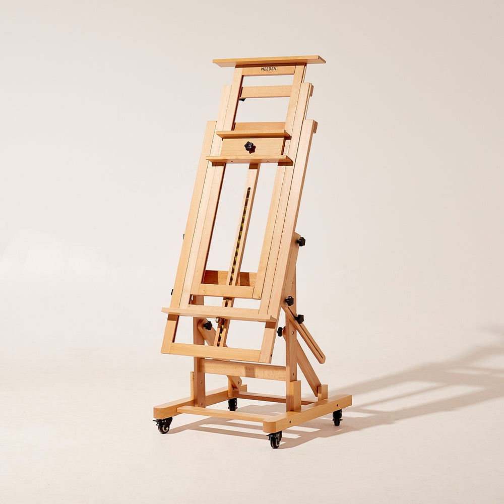 MEEDEN Deluxe Multi-Function Heavy Duty Large Artist Easel - Beechwood