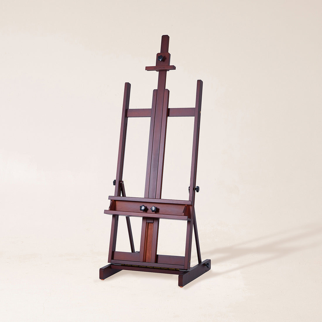 MEEDEN Classic Large H-Frame Wooden Easel Walnut Color