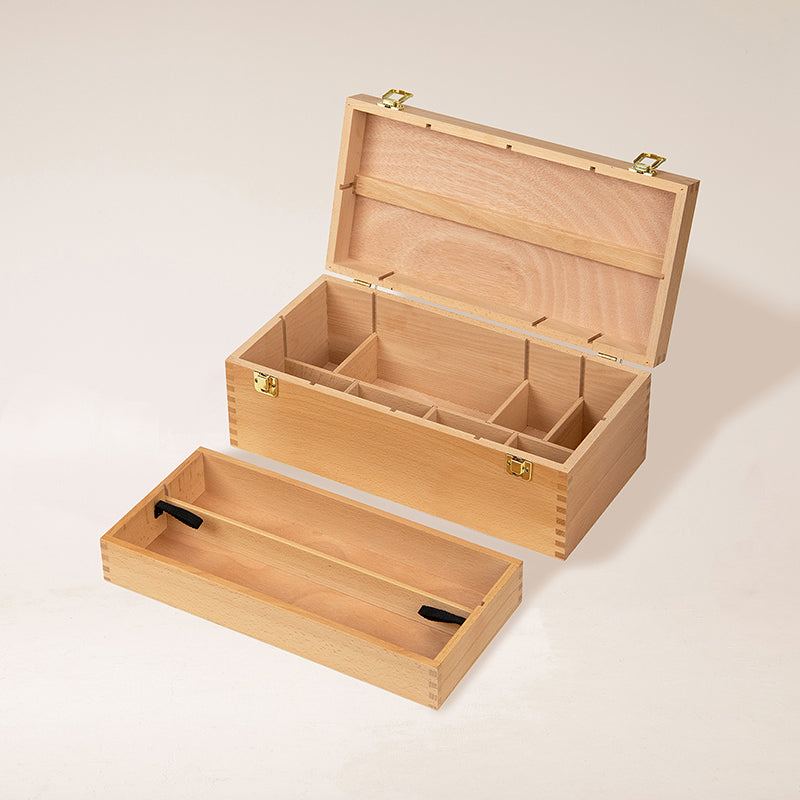 MEEDEN Large Multi-Function Solid Beech Storage Box - MEEDEN ART