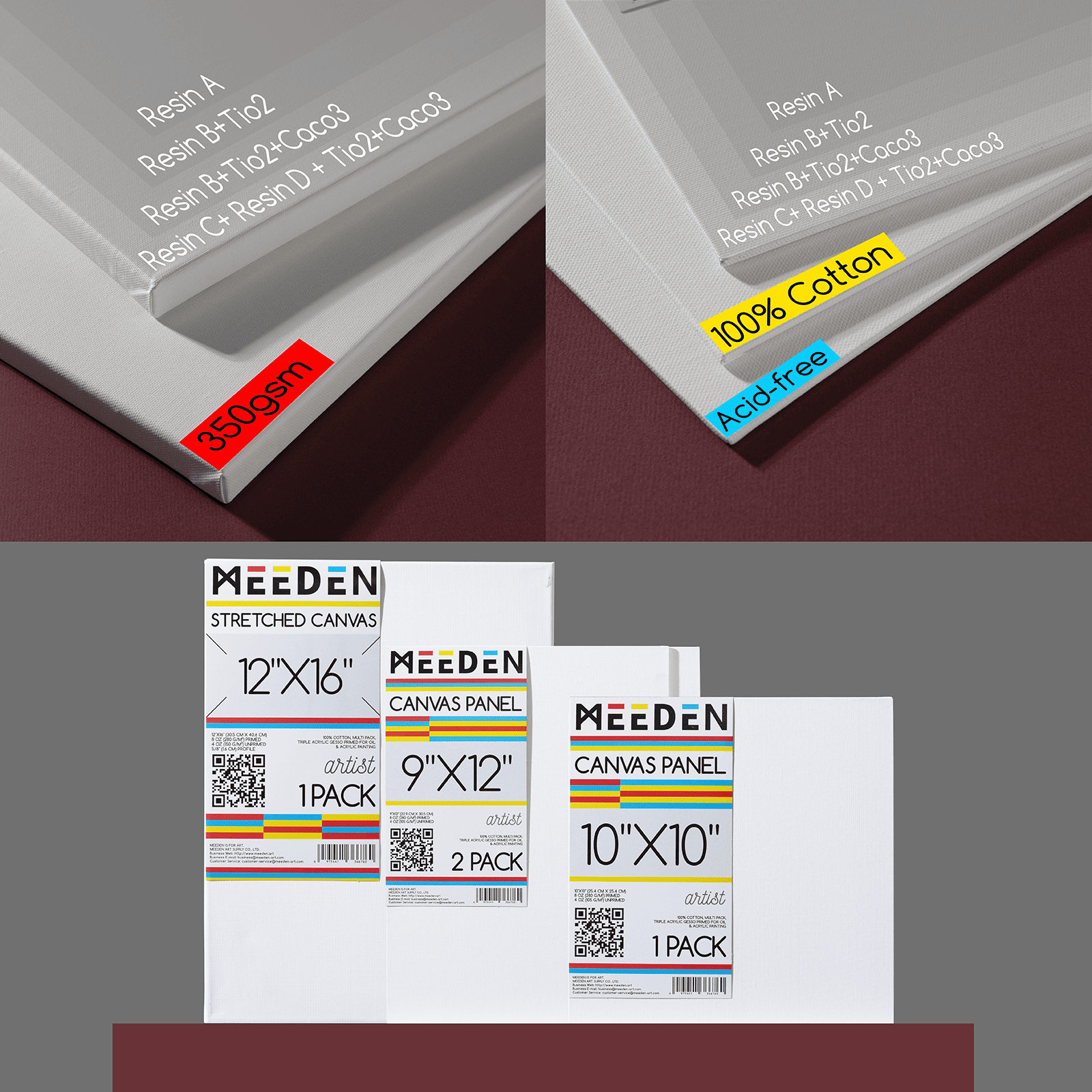 MEEDEN Artist Oil Painting Set with Sketch Easel Box