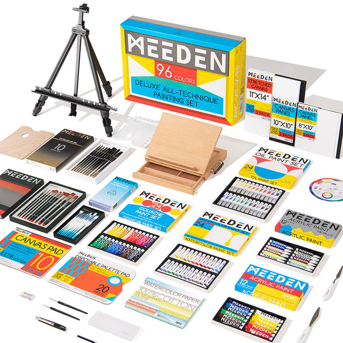MEEDEN Deluxe All-tech Painting Set, 151Pcs Painting Kit