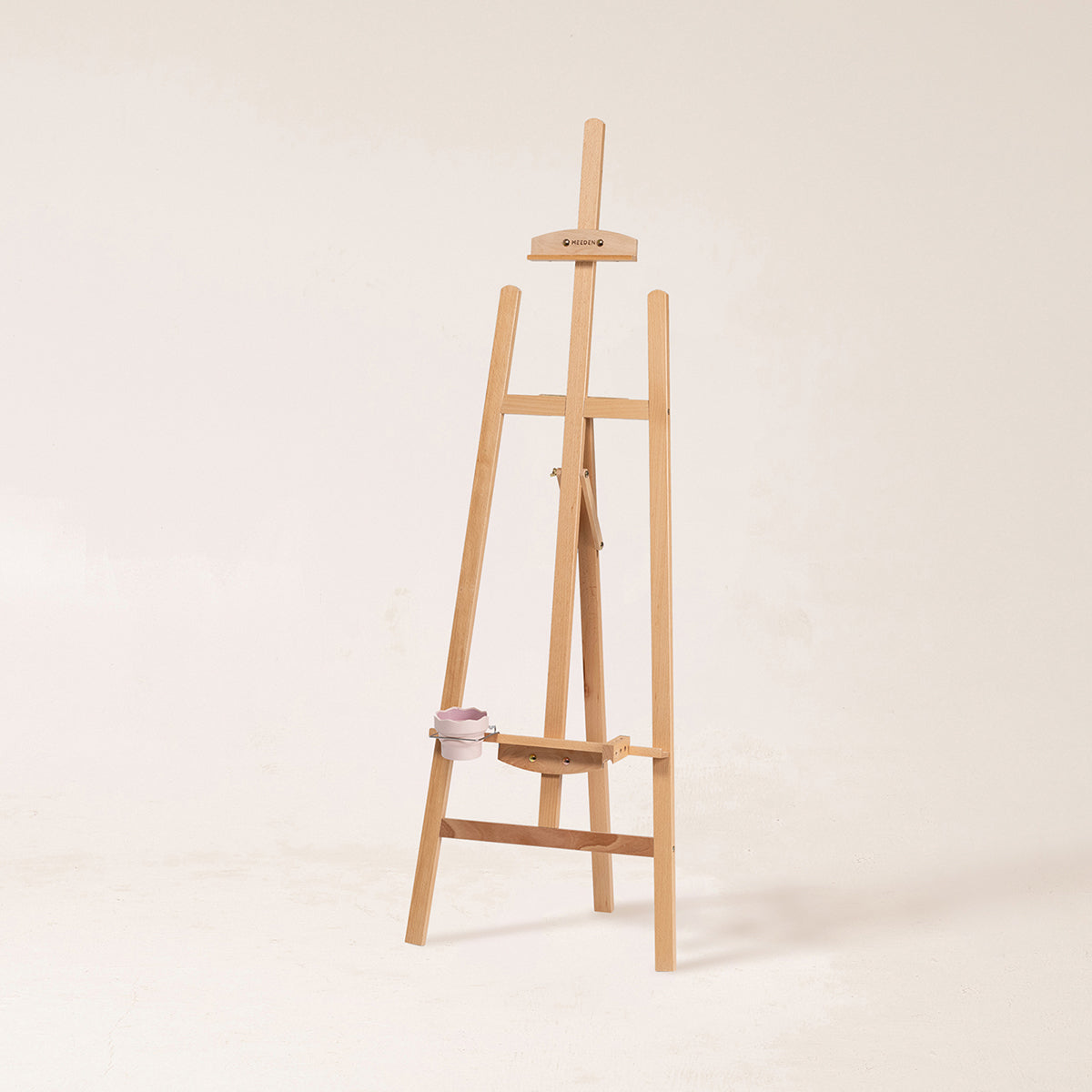 MEEDEN Beechwood A-Frame Easel with Brush Holder & Washer - HJ-2E-YM