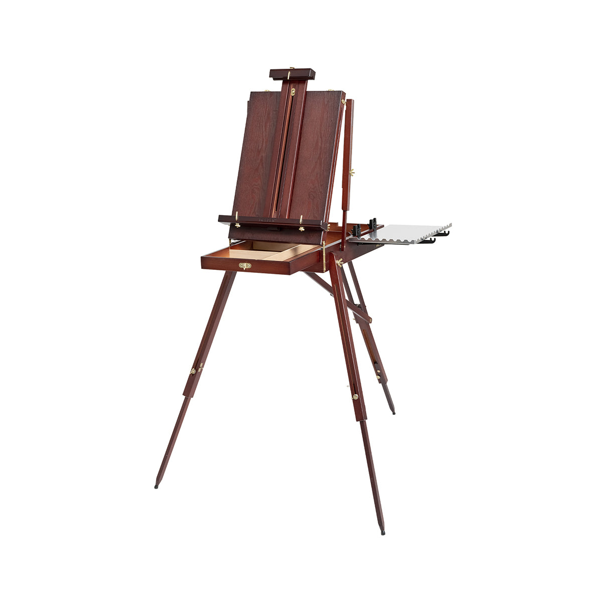 MEEDEN Solid Beech Wood French Easel-Dark Walnut-HX-3