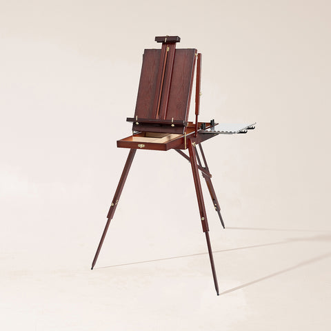 MEEDEN Foldable French Style Large Sketchbox Easel-Walnut