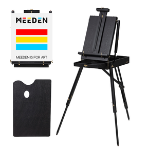 MEEDEN Wood Plein Air French Easel, Foldable & Spacious -HX-3