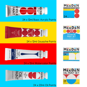 MEEDEN Deluxe All-in-one Art Painting Set, 141 Pieces