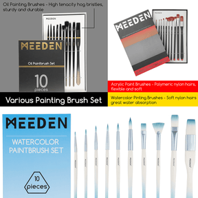 MEEDEN Deluxe All-in-one Art Painting Set, 141 Pieces