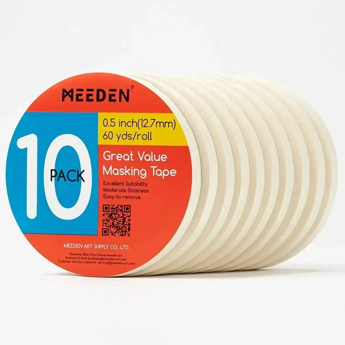 MEEDEN 10 Pack Artist Tape, Total 1804.5FT (550m) Acid -Free Art Tape - MEEDEN ARTTape