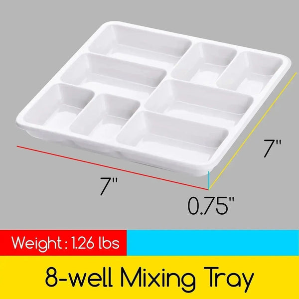 MEEDEN 8-Well Ceramic Palette - MEEDEN ARTPalette