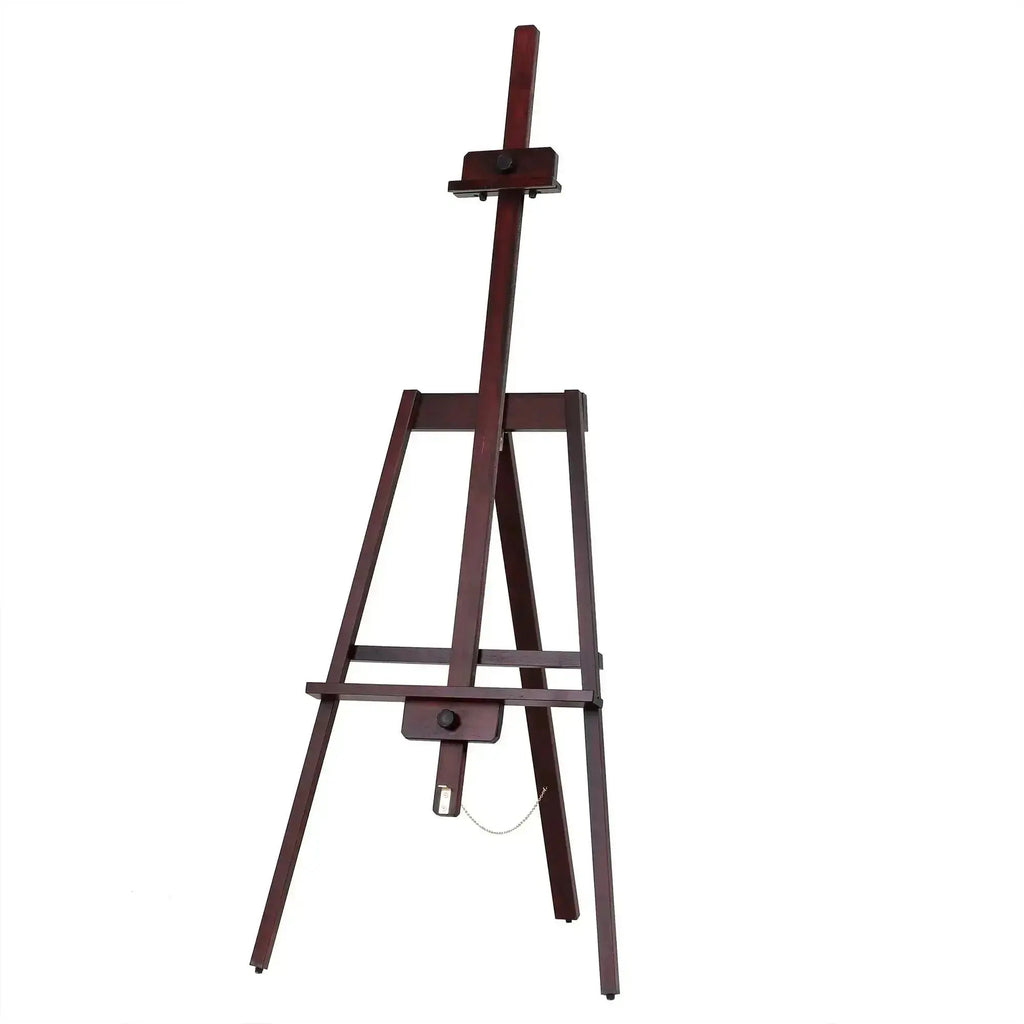 MEEDEN Large A-Frame Adjustable Artist Easel Stand-Walnut-W09B 