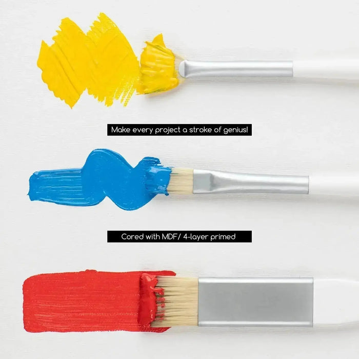 MEEDEN Acrylic Paint Brush Set of 15 Pcs - MEEDEN ARTBrushes