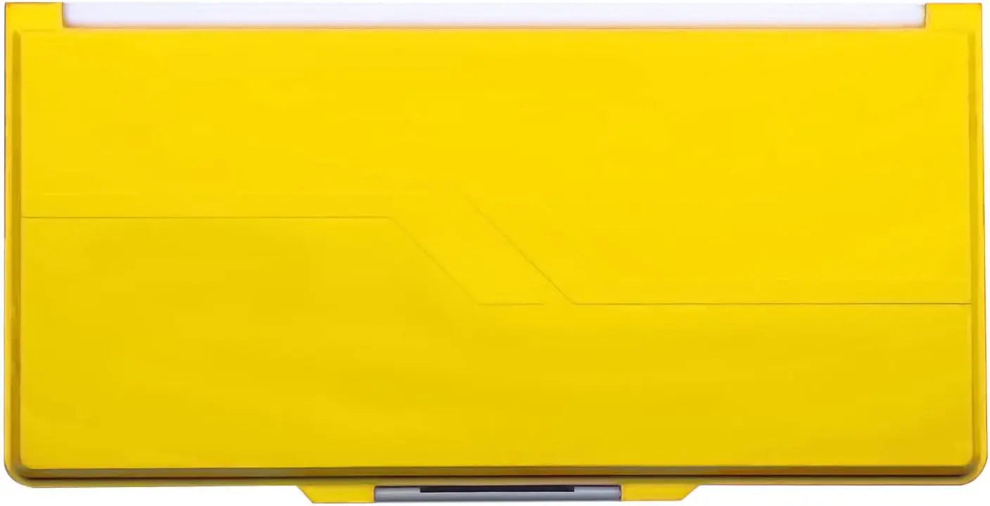 MEEDEN Airtight Leakproof Watercolor Palette Travel Paint Tray 33 Wells, Yellow MEEDEN