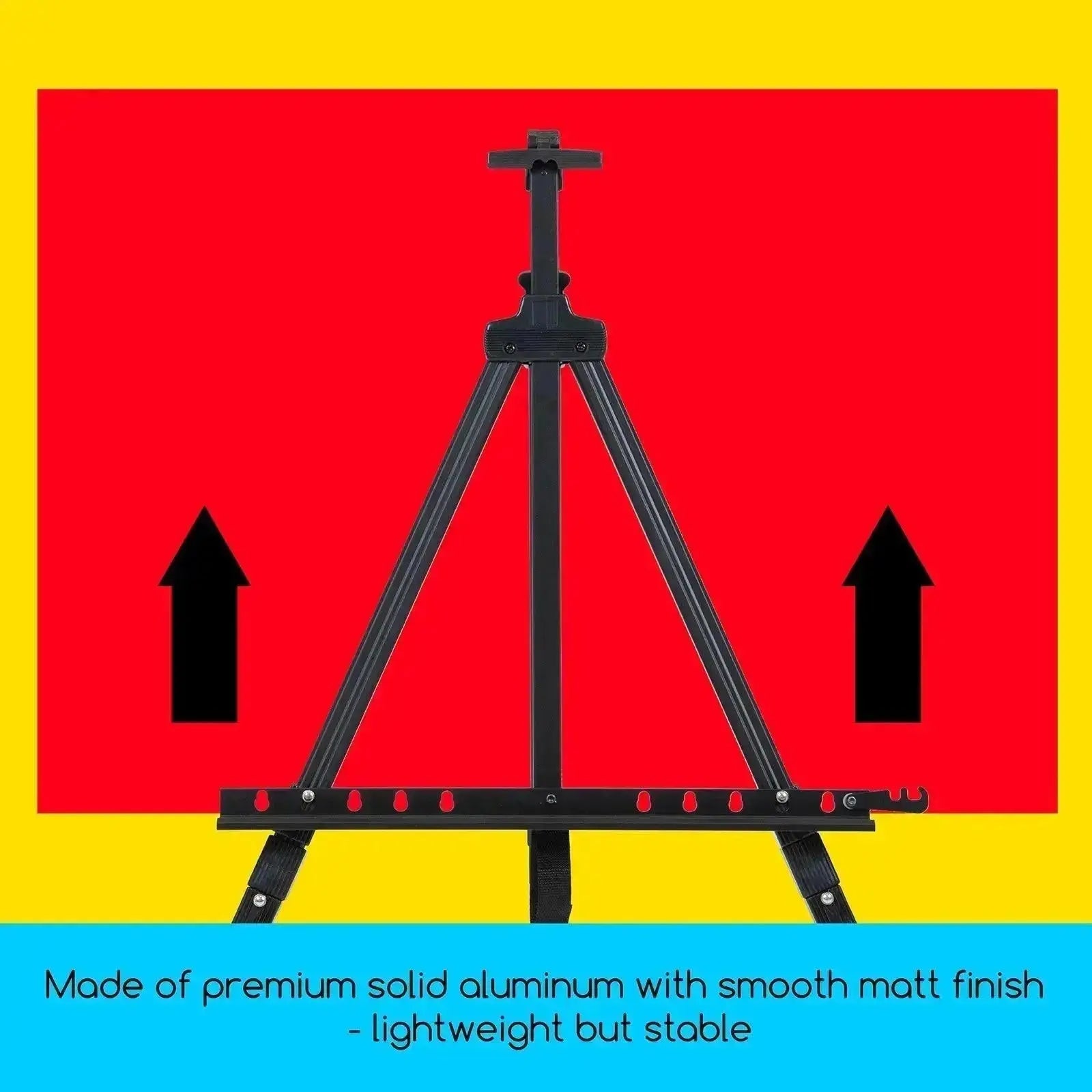 MEEDEN Aluminum Tripod Metal Easel with Bag-ES-6025A - MEEDEN ARTEasel