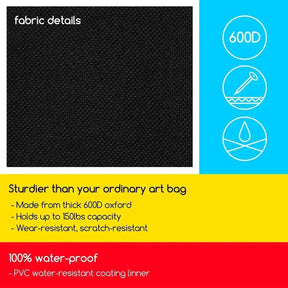 MEEDEN Art Portfolio Case with 6 Pockets, 24" x 29" - MEEDEN ARTBag