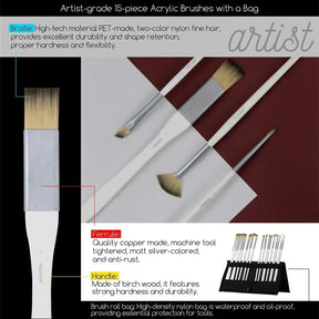 MEEDEN Artist Acrylic Painting Set with Sketch Easel Box - MEEDEN ARTPainting Set