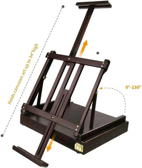 MEEDEN Studio Sketchbox Easel with Metal Lined Drawer - MEEDEN ARTEasel