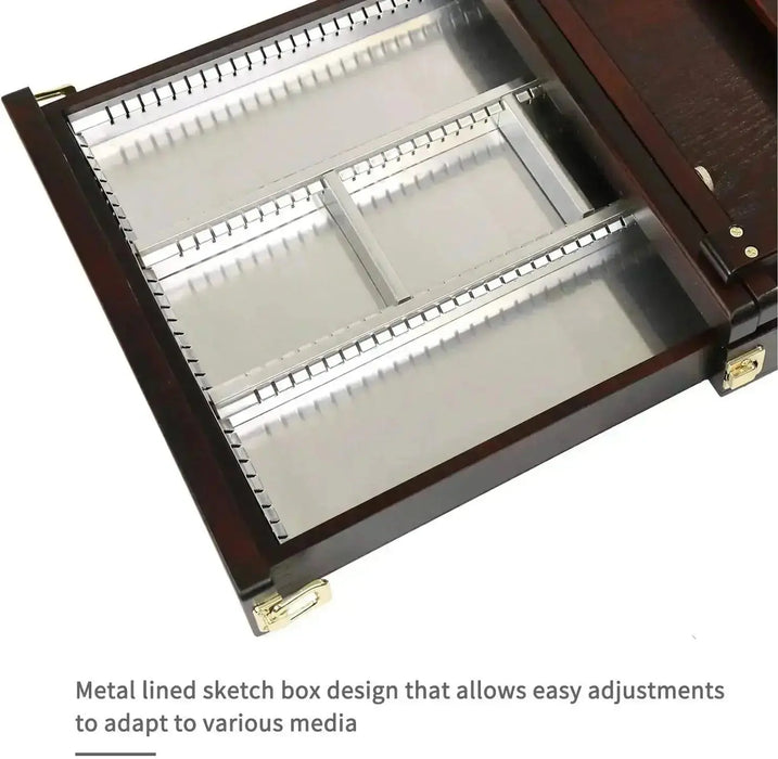 MEEDEN Studio Sketchbox Easel with Metal Lined Drawer - MEEDEN ARTEasel