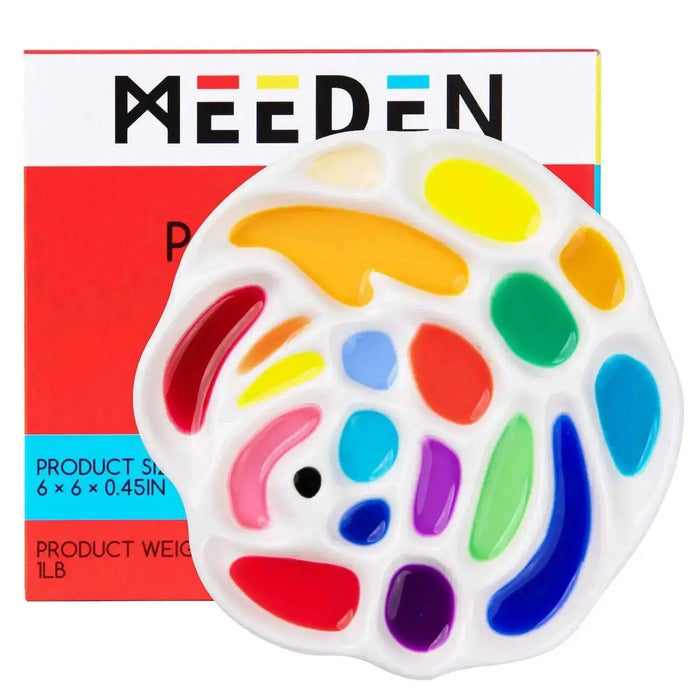 MEEDEN Ceramic Palette, Rose Designed - MEEDEN ARTPalette