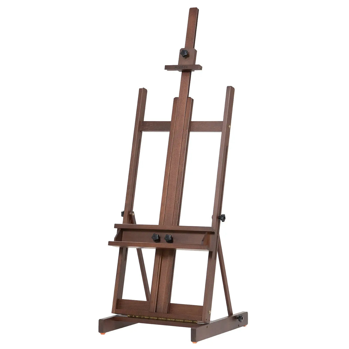 MEEDEN Classic Heavy Duty H-Frame Artist Easel-Walnut-DW01