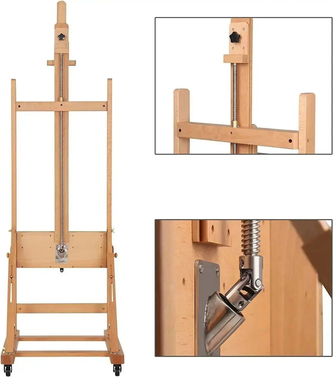 MEEDEN Deluxe Crank Adjusting Master H-Frame Easel