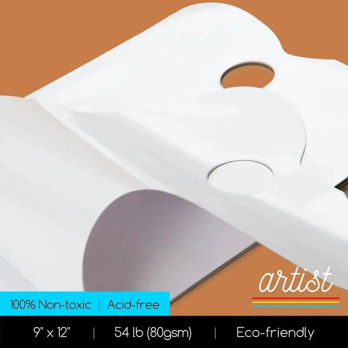 MEEDEN Disposable Palette Paper Pad, 9x12 Inch - MEEDEN ARTPalette