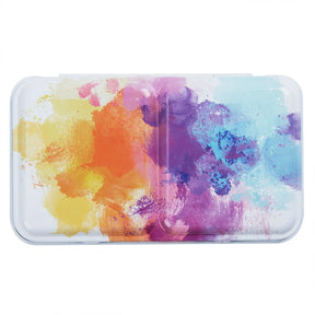 MEEDEN Empty Watercolor Tin Palette with 12 Pcs Half Pans, Colorful MEEDEN