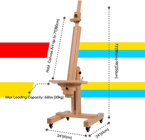 MEEDEN Extra Large Adjustable Artist Easel Stand-DHJ-11 MEEDEN