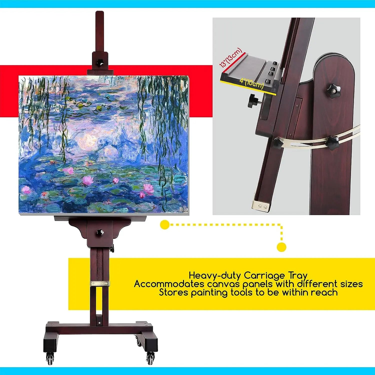 MEEDEN Extra Large Adjustable Artist Easel Stand-DHJ-11 的副本 MEEDEN