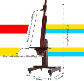 MEEDEN Extra Large Adjustable Artist Easel Stand-DHJ-11 的副本 MEEDEN