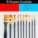 MEEDEN Fluid Acrylic Paint Set & 10 Brushes, 24 Colors, 60 ml / 2 oz MEEDEN