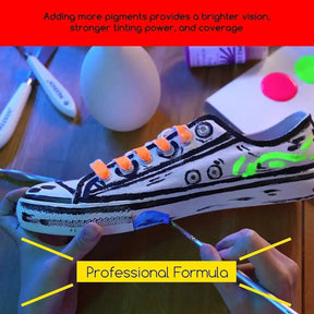MEEDEN Fluid Fluorescent Acrylic Paint Set, 6x2 oz/60 ml - MEEDEN ARTPaint