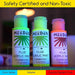 MEEDEN Fluid Fluorescent Acrylic Paint Set, 6x2 oz/60 ml - MEEDEN ARTPaint