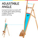 MEEDEN Large A-Frame Adjustable Artist Easel Stand-W09B MEEDEN